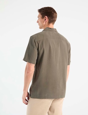 Camisa casual Elemento Uomo de algodón manga corta para hombre