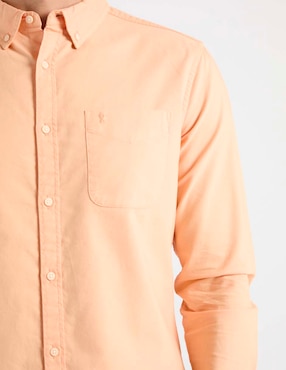 Camisa casual Elemento Uomo de algodón manga larga para hombre