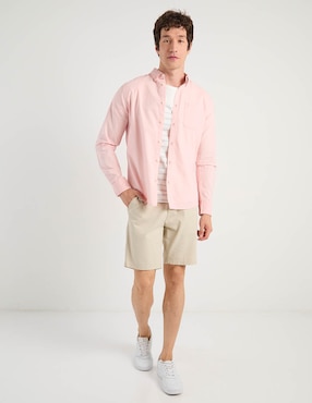 Sobrecamisa casual Elemento Uomo manga larga para hombre