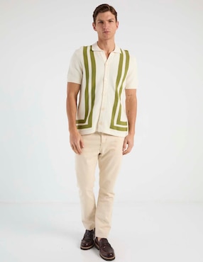 Camisa casual Elemento Uomo de algodón manga corta para hombre