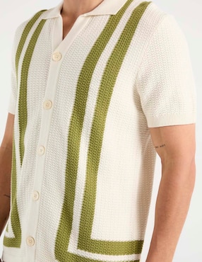 Camisa casual Elemento Uomo de algodón manga corta para hombre