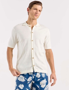 Camisa casual Elemento Uomo de algodón manga corta para hombre