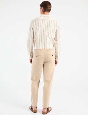 Pantalón chino slim Elemento Uomo de algodón para hombre