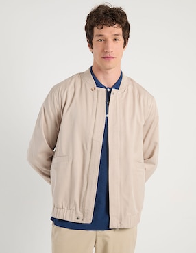 Chamarra bomber elemento uomo de algodón con bolsillos para hombre