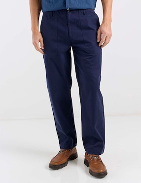 Pantalón straight Elemento Uomo de algodón para hombre