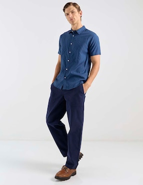 Pantalón straight Elemento Uomo de algodón para hombre