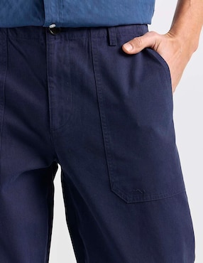 Pantalón straight Elemento Uomo de algodón para hombre