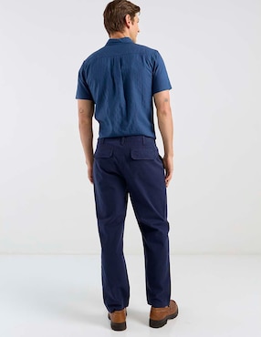 Pantalón straight Elemento Uomo de algodón para hombre