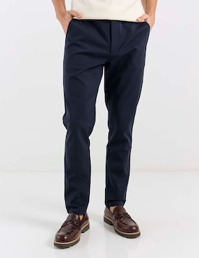 Pantalón business casual chino slim Elemento Uomo de algodón para hombre