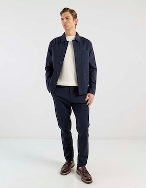 Pantalón business casual chino slim Elemento Uomo de algodón para hombre