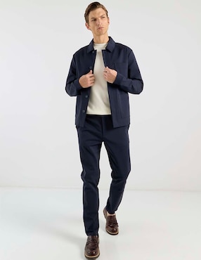 Pantalón business casual chino slim Elemento Uomo de algodón para hombre