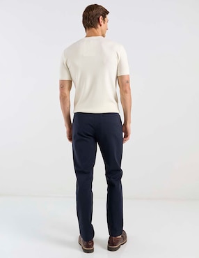 Pantalón business casual chino slim Elemento Uomo de algodón para hombre