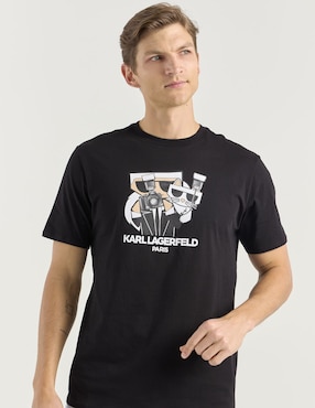 Playera Karl Lagerfeld Paris cuello redondo para hombre