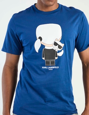 Playera Karl Lagerfeld Paris cuello redondo para hombre