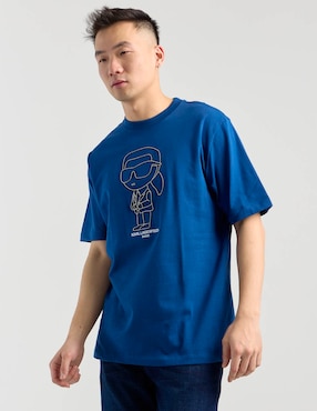 Playera Karl Lagerfeld Paris cuello redondo para hombre