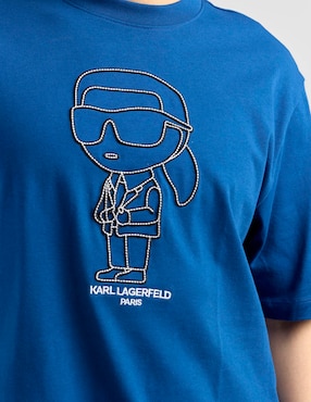Playera Karl Lagerfeld Paris cuello redondo para hombre