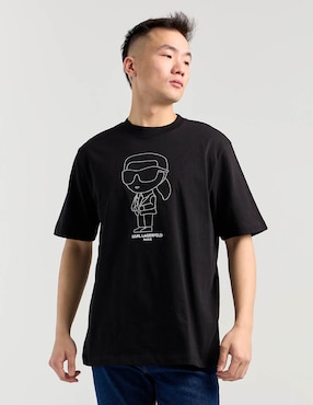 Playera Karl Lagerfeld Paris cuello redondo para hombre