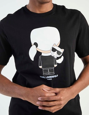 Playera Karl Lagerfeld Paris cuello redondo para hombre