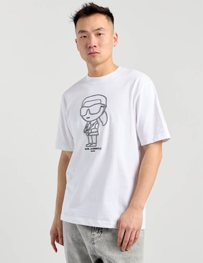 Playera Karl Lagerfeld Paris cuello redondo para hombre
