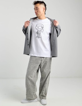 Playera Karl Lagerfeld Paris cuello redondo para hombre