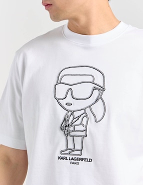 Playera Karl Lagerfeld Paris cuello redondo para hombre