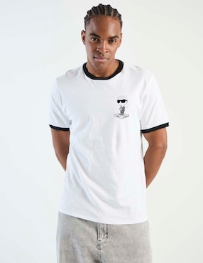 Playera Karl Lagerfeld Paris cuello redondo para hombre
