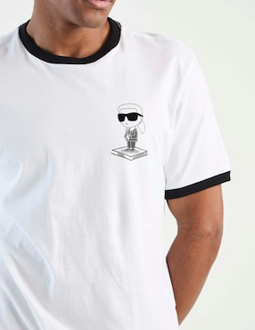 Playera Karl Lagerfeld Paris cuello redondo para hombre