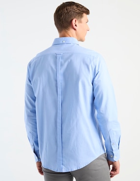 Camisa casual Ben Sherman de algodón manga larga para hombre