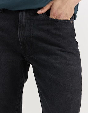 Jeans straight Abercrombie & Fitch lavado obscuro para hombre