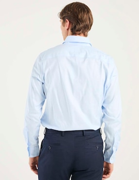 Camisa casual Abercrombie & Fitch de algodón manga larga para hombre