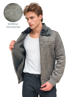 Chamarra casual Hpc Polo con bolsillos para hombre