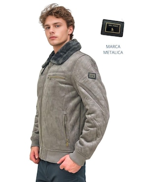 Chamarra casual Hpc Polo con bolsillos para hombre