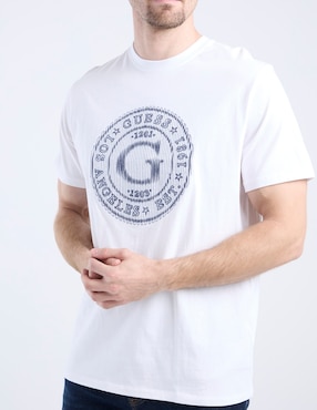 Playera Guess cuello redondo para hombre