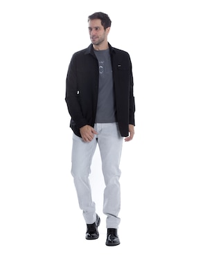 Camisa casual Kenneth Cole de algodón manga larga para hombre