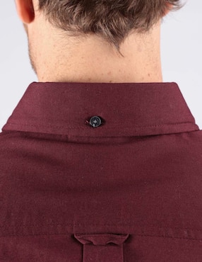 Camisa business casual Ben Sherman de algodón manga larga para hombre