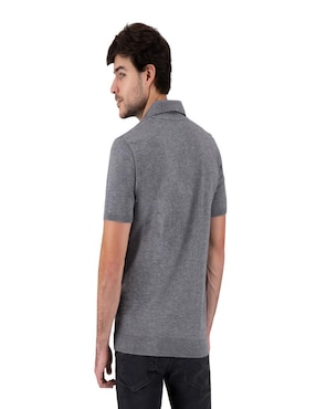 Playera tipo polo Pierre Cardin tejido de punto para hombre