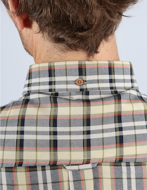 Camisa business casual Ben Sherman de algodón manga larga para hombre
