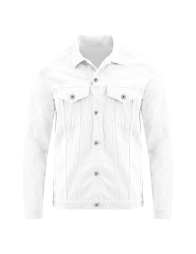 Set chamarra denim indicum denim de mezclilla con bolsillos para hombre