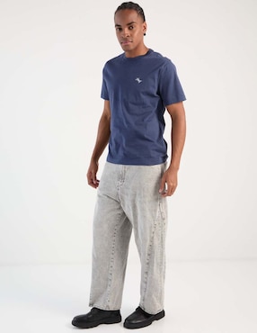 Playera Abercrombie & Fitch cuello redondo para hombre