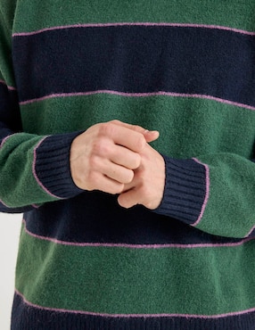 Suéter Abercrombie & Fitch cuello redondo para hombre