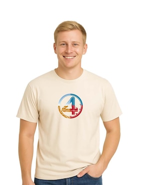 Playera Fantastic Four los 4 fantásticos cuello redondo para hombre