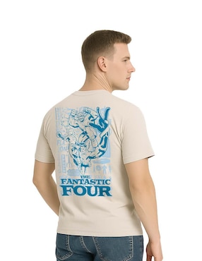 Playera Fantastic Four los 4 fantásticos cuello redondo para hombre
