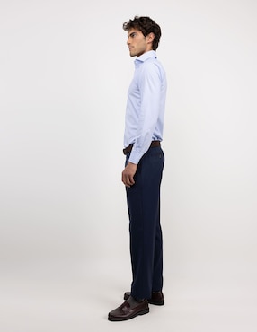 Pantalón de vestir slim El Ganso de lana para hombre