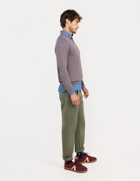 Suéter El Ganso cuello V para hombre