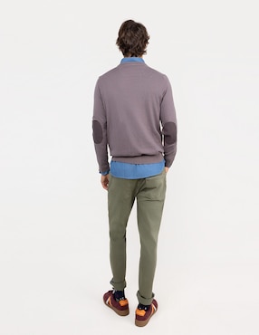 Suéter El Ganso cuello V para hombre