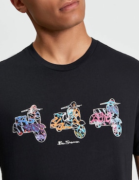 Playera Ben Sherman urbano cuello redondo para hombre