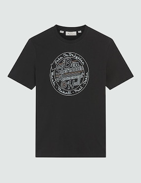 Playera Ben Sherman contemporáneo cuello redondo para hombre