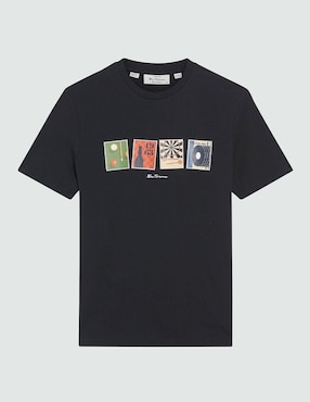 Playera Ben Sherman contemporáneo cuello redondo para hombre