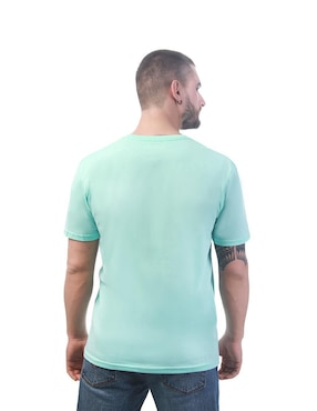 Playera Indicum Denim básicos cuello redondo para hombre