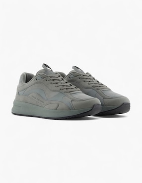 Tenis de gamuza Armani exchange XUX228 - 00239 para hombre